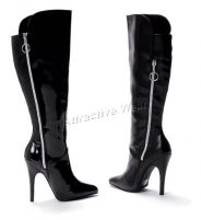 Exotic 5 Inch Spike Heel Knee High  Boots