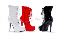 Exotic 5 Inch Spike Heel Platform Ankle  Boots