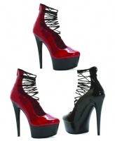 609-Devilicious Ellie Shoes, 6 Inch Pointed High Heels Platform Shoes