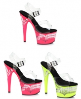 709-Vector Ellie Shoes, 7 Inch Stiletto High Heels Platform Sandal