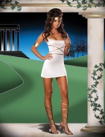 5986 Dreamgirl Costume, Oh My Goddess, Stretch knit dress with adjust