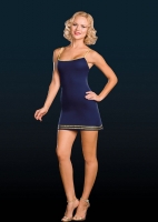 7000 Dreamgirl Costume, Blue Official Dress, Stretch microfiber dress