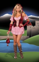 5863X Dreamgirl Plus Size Costume, Pleasure Faire Wench Costume, Stre