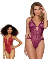 10551 Dreamgirl Stretch galloon lace teddy