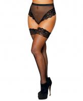 1478 Dreamgirl High waisted mesh lace garter