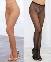 0011 Dreamgirl back seam Fishnet pantyhose