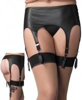 2901 Leg Avenue Matte rubber look garter belt