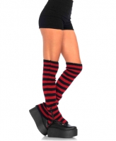 3915 Leg Avenue, Striped extra long leg warmers