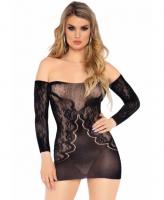 86161 Leg Avenue off the shoulder lace dress