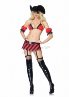 87022 Leg Avenue Costume, Fantasy Pirate  Costume, includes t