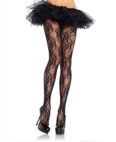 9653X Leg Avenue, Floral lace pantyhose