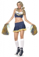 53027 Leg Avenue Costume,  school spirit costume includes cropped