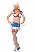 53091 Leg Avenue Costume, Deck Hand Hottie Costume, Includes underwir