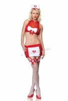 53204 Leg Avenue Costume, Blood Pressure Betty Costume Includes crop