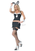 83045 Leg Avenue Costume, Bunny gangsta girl Costume, includes headpi