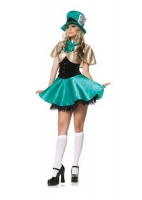 83077 Leg Avenue Costume, tea party hostess, includes hat, cape and d