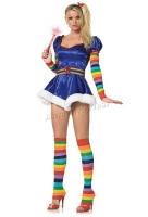 83090 Leg Avenue Costume, Star burst girl, plush trimmed  dress, with