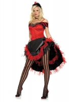 83229 Leg Avenue Costume,  moulin dancer costume, includes feathe