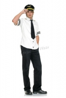 83263 Leg Avenue Men Costumes, 3 pc. captain fetish air, includes vin