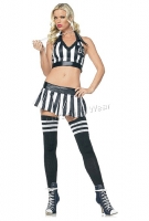 83281 Leg Avenue Costume, official costume includes halter crop top,