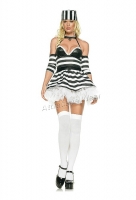 83288 Leg Avenue Costume, jail bait costume includes hat, halter dres