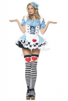 83354 Leg Avenue Costume, miss wonderland, includes lace ruffled head