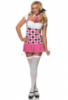 83479 Leg Avenue Costume, Prep School Cutie Costume, Includes argyle