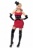 83489 Leg Avenue Costume, Coffin Queen Costume, Features high collar