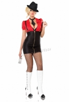 83507 Leg Avenue Costume, Smooth Criminal Costume, Includes zipper fr