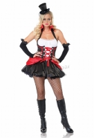 83518 Leg Avenue Costume, Ravishing Vamp Costume, Features halter dre