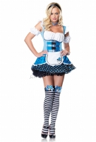 83521 Leg Avenue Costume, Magic Mushroom Alice, apron dress with wove