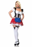 83525 Leg Avenue Costume, Frisky Frauline Costume, Includes peasant t