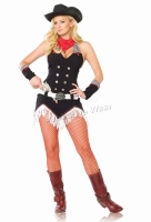 83562 Leg Avenue Costume, Shoot Em Up Cowgirl Costume, Includes dress