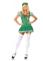 83608 Leg Avenue Costume, Trouble Scout, includes gingham trimmed gar