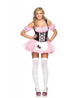 83627 Leg Avenue Costume, Gingham Miss Muffet, features tutu peasant