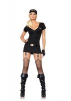 83630 Leg Avenue Costume,  swat commander, includes zipper front