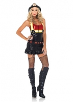 83899 Leg Avenue Costume, Hot Spot Honey includes zipper front wet lo