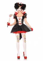 83924 Leg Avenue Costume, Royal Queen, keyhole glitter tulle petticoa