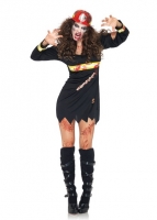 83973 Leg Avenue Costume, Undead Fire Starter, features bloody tatter