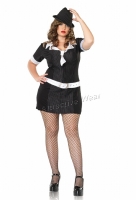 83079X Leg Avenue Plus Size Costume, gangster moll Costume, dress inc