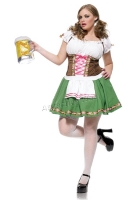 83311X Leg Avenue Costumes, Plus Size, gretchen costume, includes pea