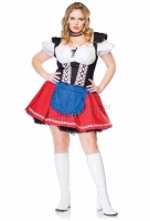 83525X Leg Avenue Plus Size Costume, Frisky Frauline Costume, Include