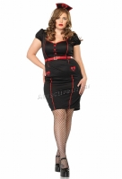 83543X Leg Avenue Plus Size Costume, Nurse Knockout Costume, Includes