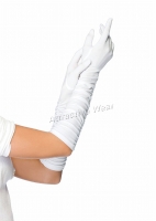 71205 Leg Avenue Gloves, elbow length ruched gloves, Matte spandex.