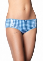 2806 Leg Avenue Panties, Cotton Gingham boy short Panties with daisy