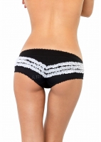 2978 Leg Avenue Pantie,  Contrast ruffle back panty