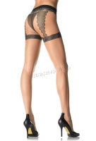 7210 Leg Avenue Pantyhose -  lycra sheer pantyhose with faux gart