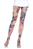 7412 Leg Avenue Pantyhose -  opaque bohemian print tights.