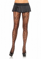 7502 Leg Avenue Pantyhose -  sheer pantyhose with opaque woven sp