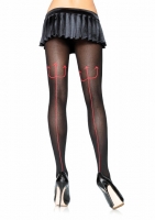 7551 Leg Avenue Pantyhose, Pitchfork backseam opaque tights Pantyhose